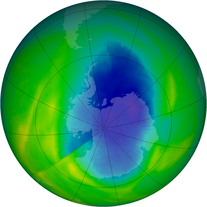 Ozone Map 1983-10-05
